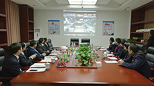 Mr. Liang of Sany Group came to our company to discuss the parking system cooperation.